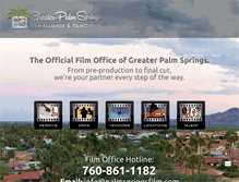 Tablet Screenshot of palmspringsfilm.com